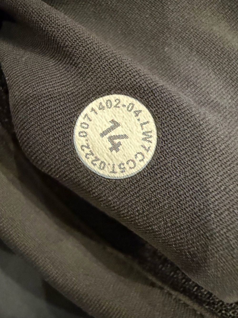 Lululemon Speed Up Mid-Rise Lined Short 4" Diamond Dye Pitch Grey Graphite Grey - Picture 5 of 6